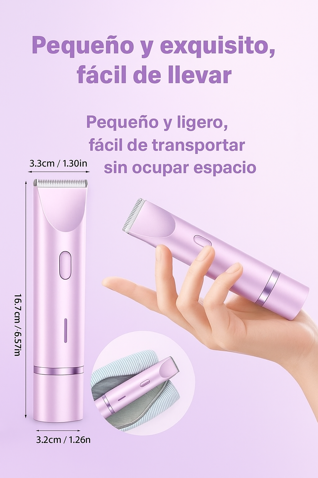Afeitadora Depiladora para Mujer