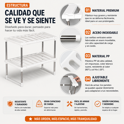 Repisa expandible