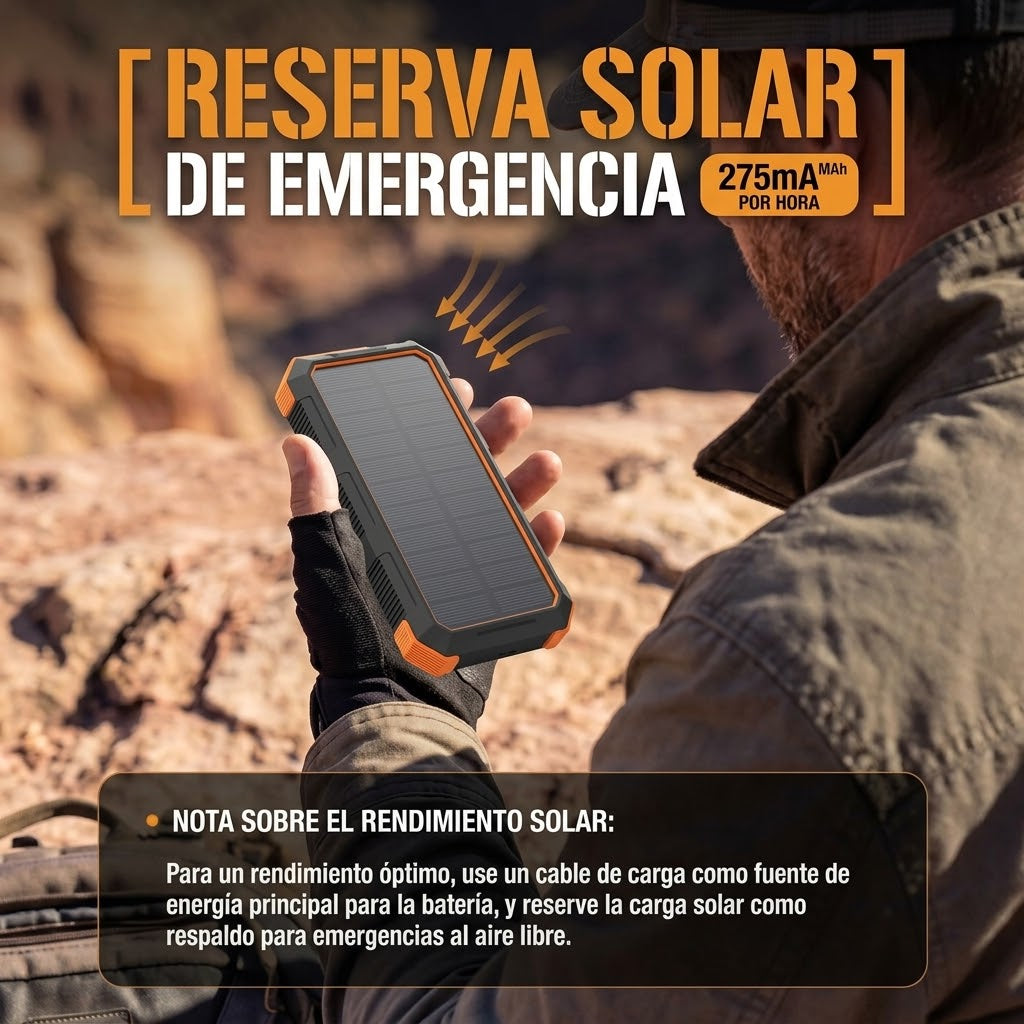 POWER BANK DE CARGA SOLAR MG-55