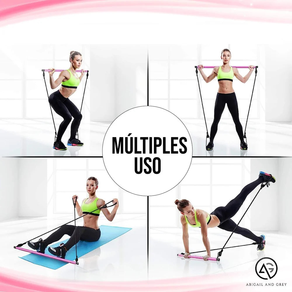 Barra Pilates Total Fit + Obsequio