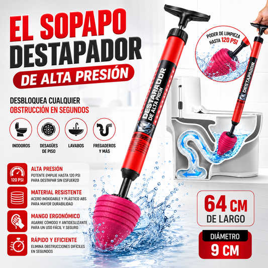 Destapador de tuberías a presión