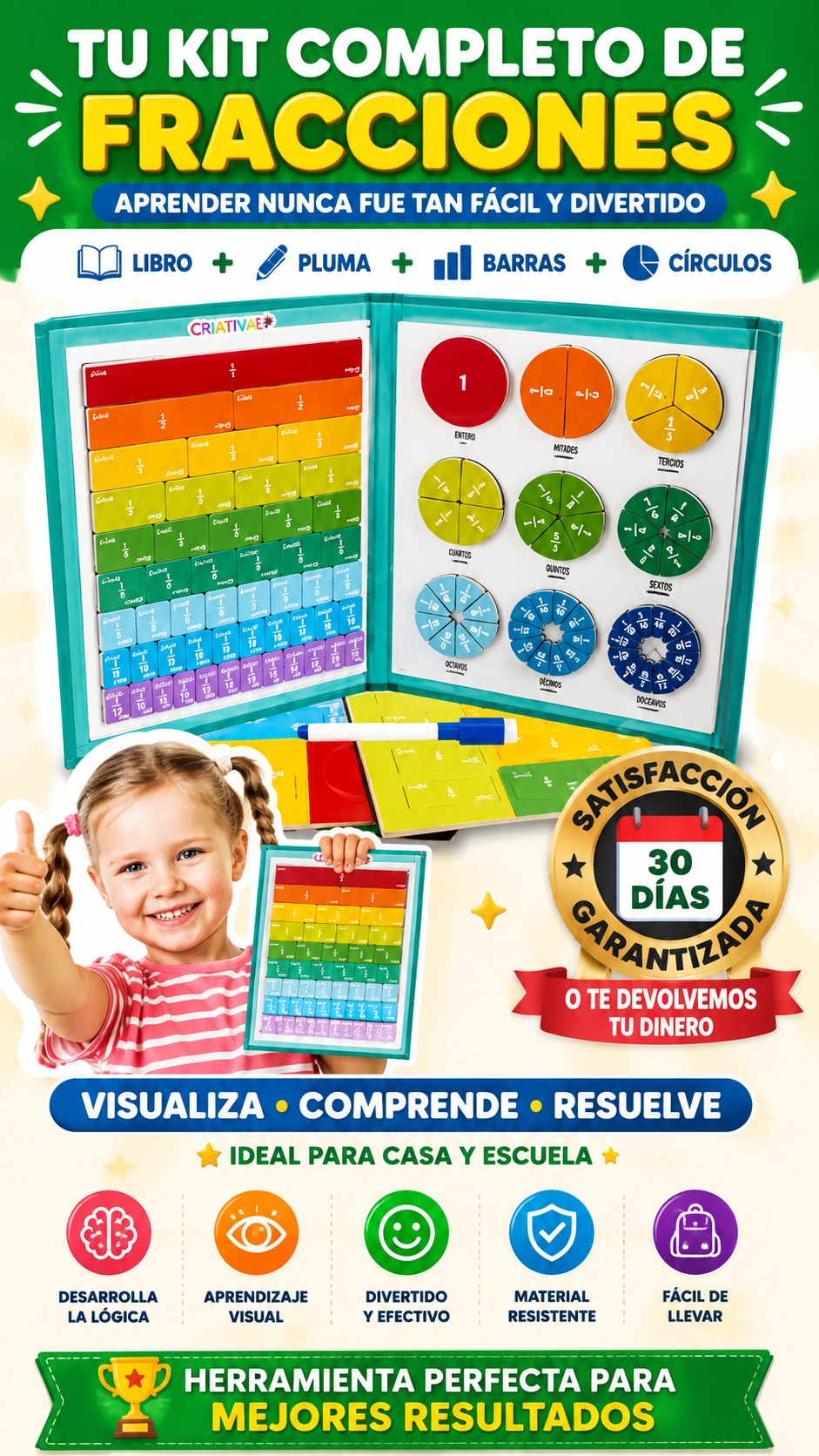 Libro Fracciones Matematica Montessori