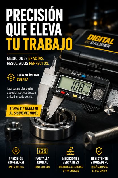 Calibrador Digital Lcd 150mm 6 Pulgadas