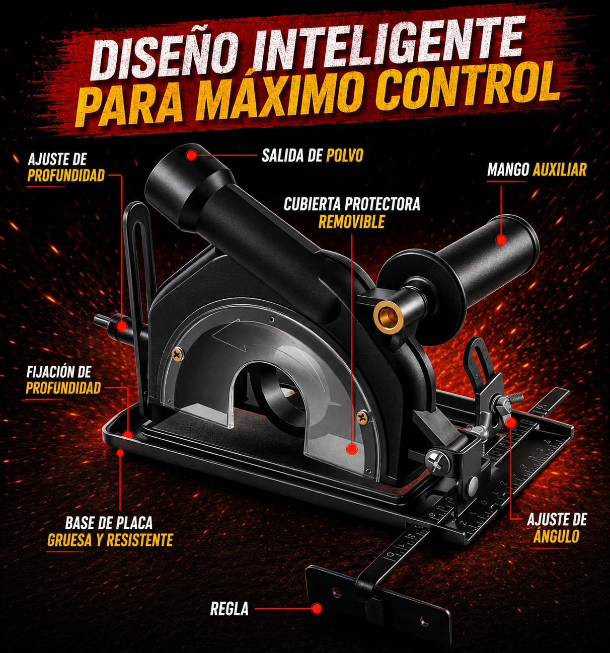 ADAPTADOR DE PULIDORA A SIERRA CIRCULAR