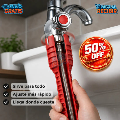Llave 8 en 1 multifunción para Grifería