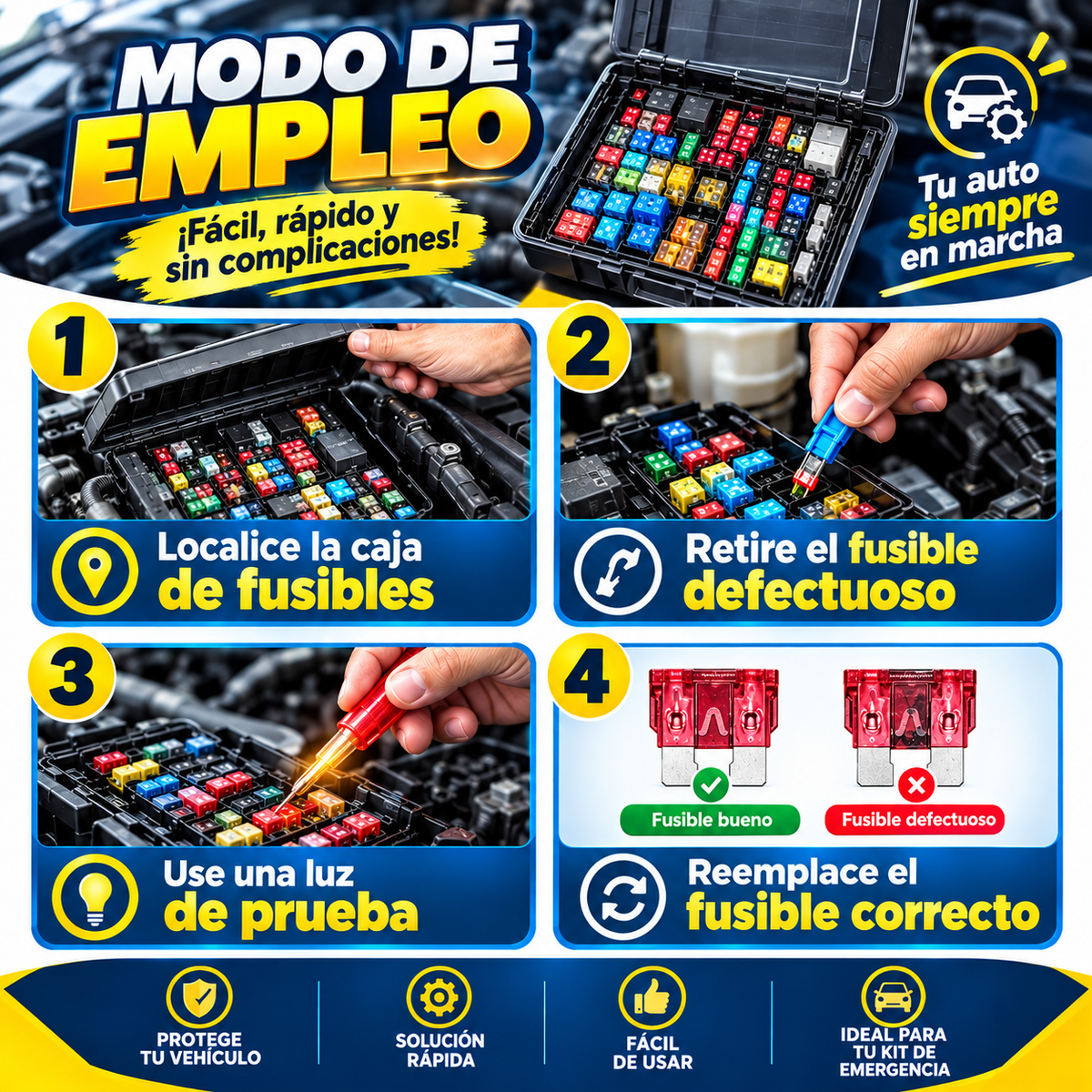 🔥 Kit Fusibles 120 Unidades