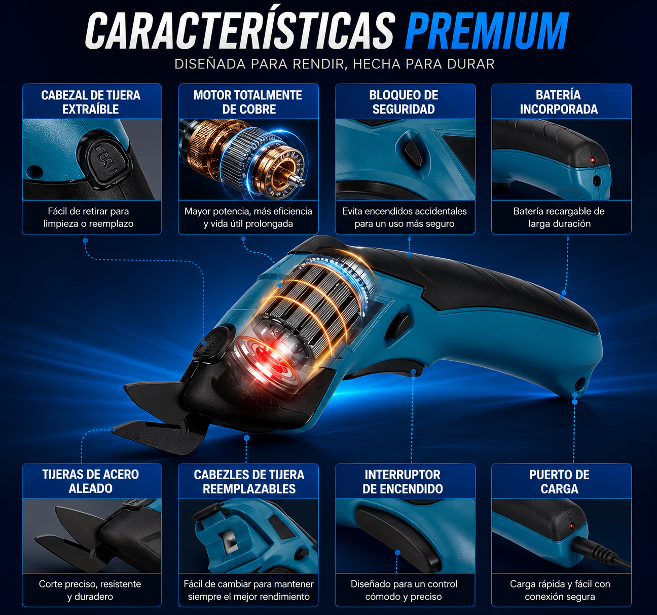 Tijeras Electrica CortaPro Flex
