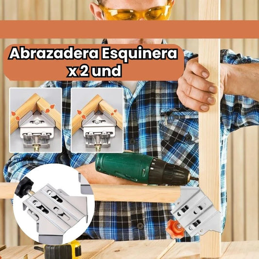 Abrazadera Esquinera Set x2 Unidades