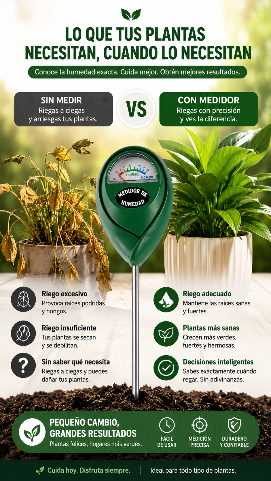 Medidor de plantas