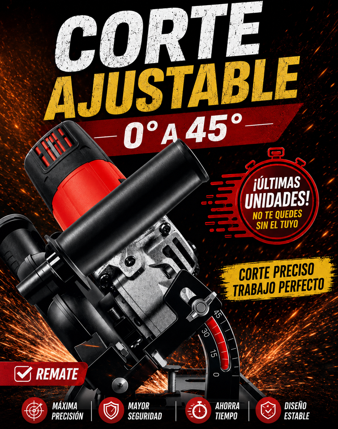 ADAPTADOR DE PULIDORA A SIERRA CIRCULAR