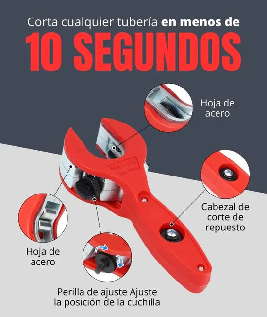 CORTADOR DE TUBOS TIPO TRINQUETE