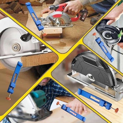 Guia base de maquina, corte ajustable