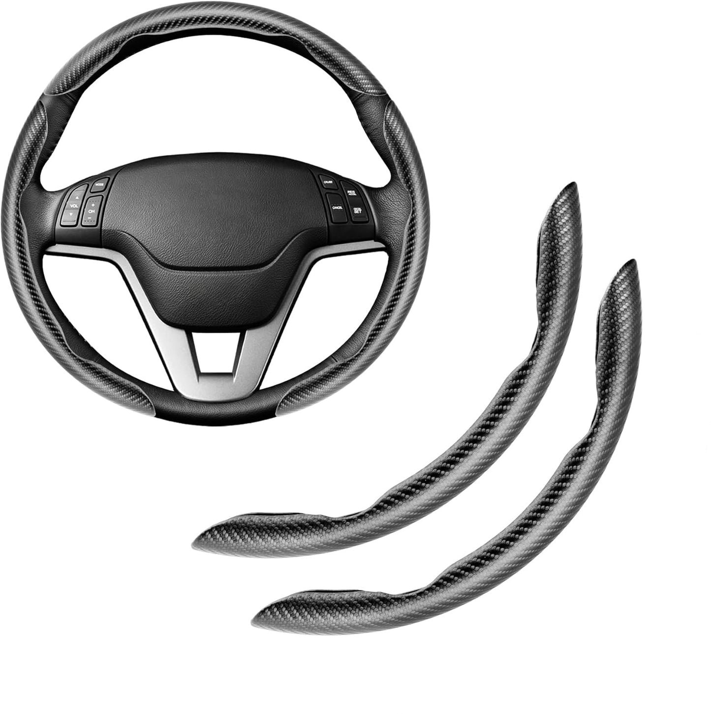 FUNDA VOLANTE SPORT FIBRA CARBONO