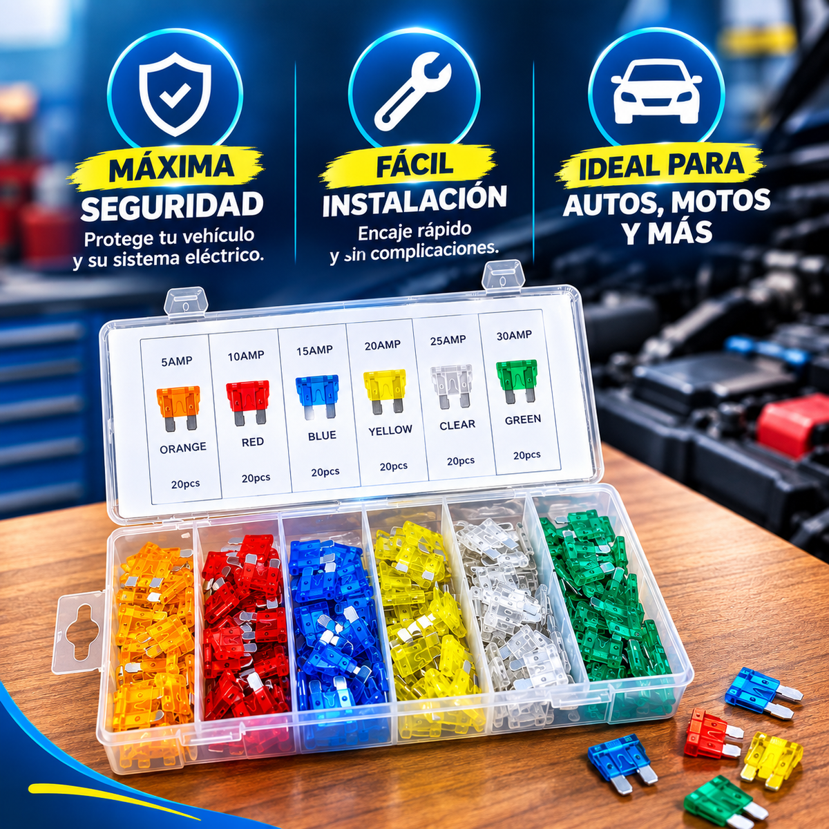 🔥 Kit Fusibles 120 Unidades