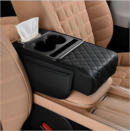 Reposabrazos para Carro con Portavasos y Almacenamiento