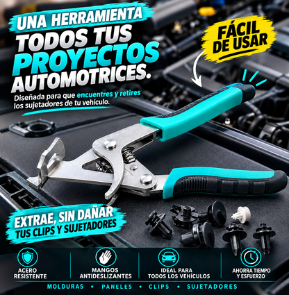 REMOVEDOR DE CLIPS PARA AUTO+  KIT X50 CLIPS