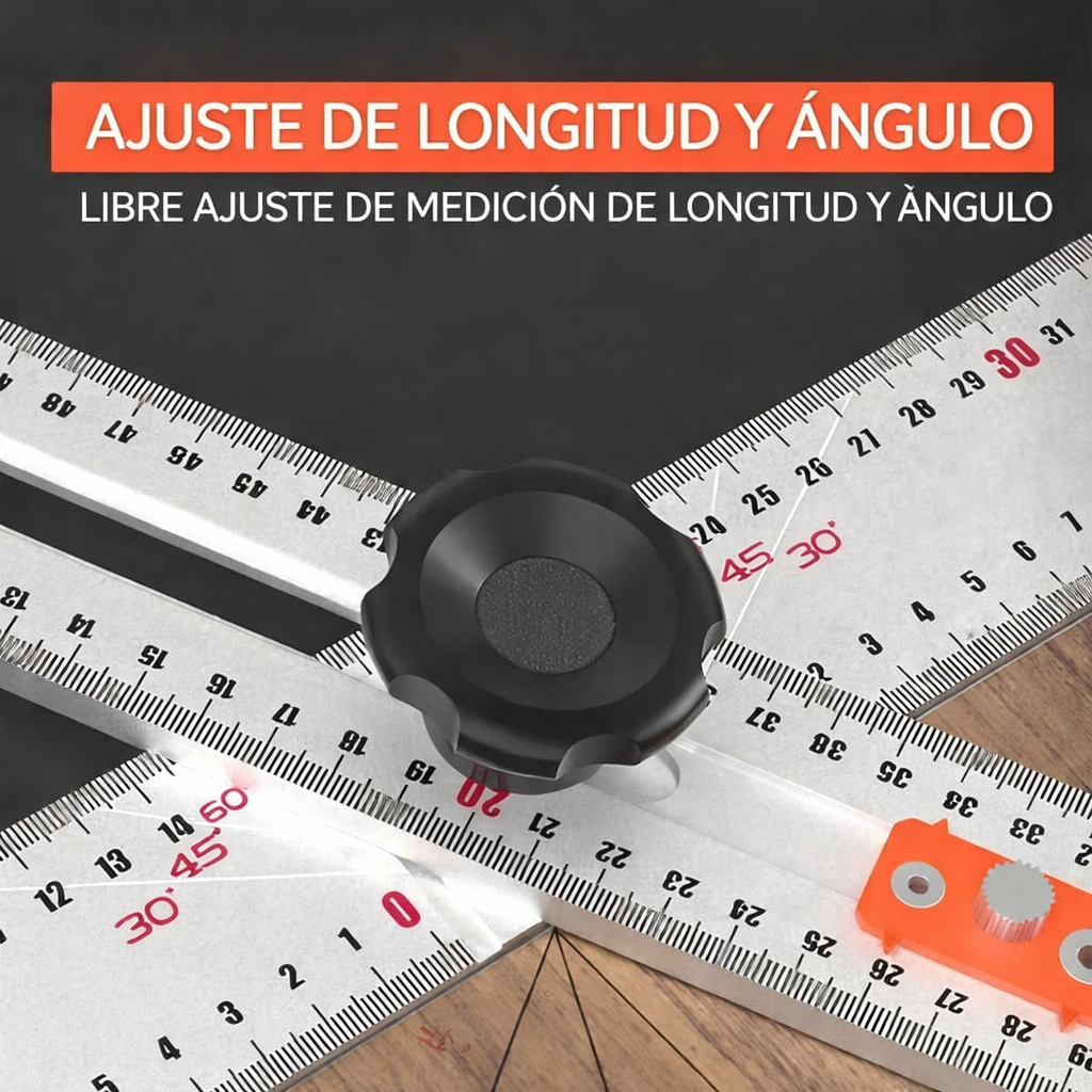 Regla de posicionamiento y perforación