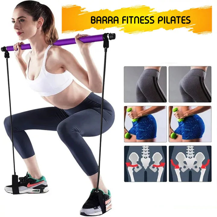 Barra Pilates Total Fit + Obsequio