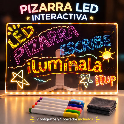 Tablero Mágico Multifuncional LED 30cm x 20cm