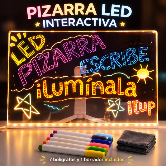 Tablero Mágico Multifuncional LED 30cm x 20cm