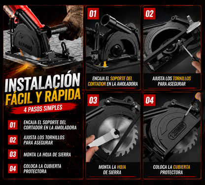 ADAPTADOR DE PULIDORA A SIERRA CIRCULAR