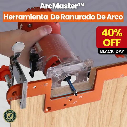 Herramienta auxiliar de ranurado de arco