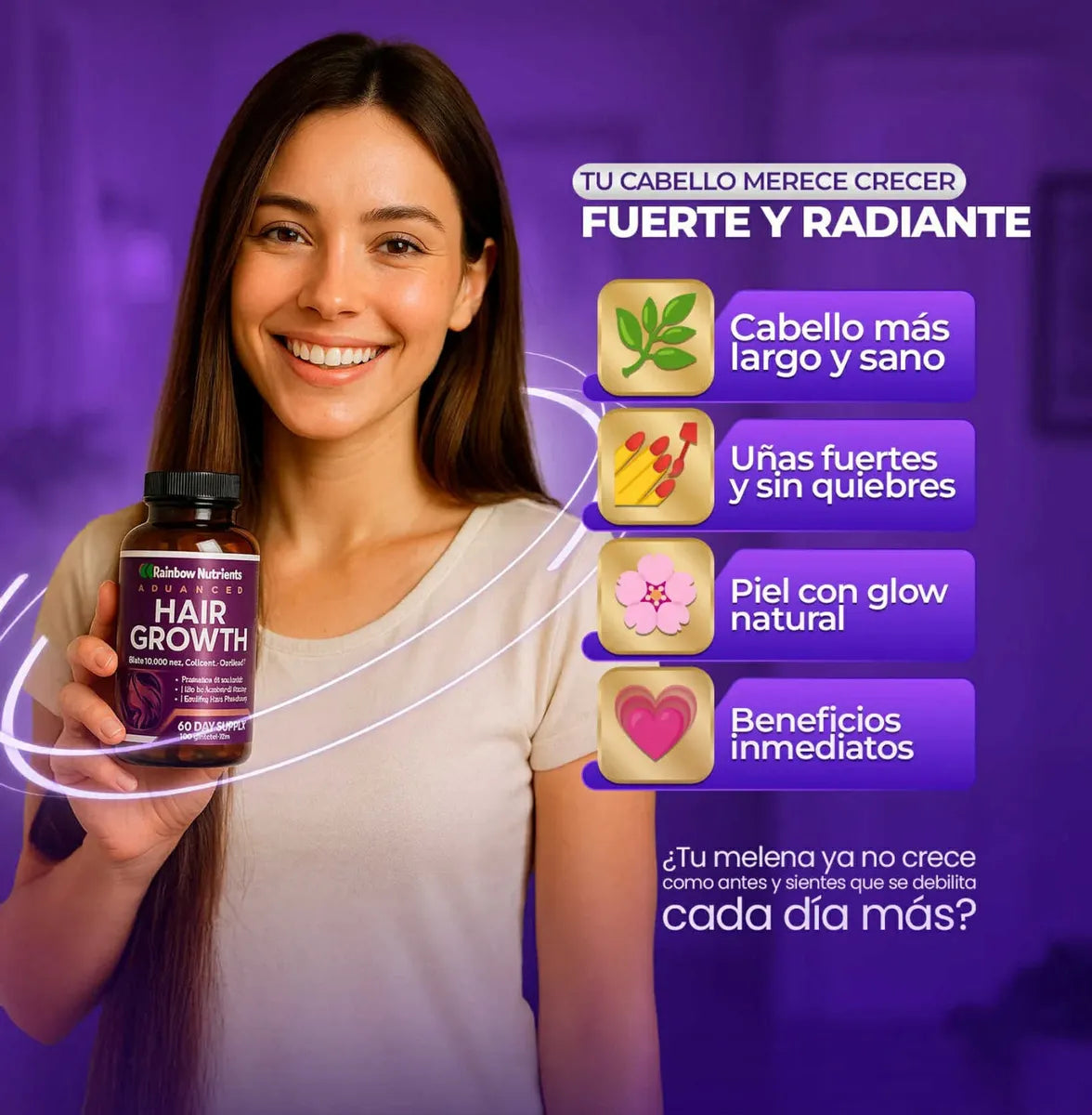 HAIR GROWTH - Crecimiento Capilar Avanzado para Mujeres