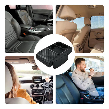 Reposabrazos para Carro con Portavasos y Almacenamiento