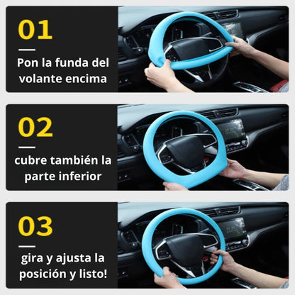 FlexiGrip - Funda de Silicona para Volante