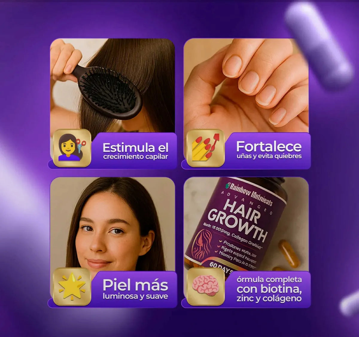 HAIR GROWTH - Crecimiento Capilar Avanzado para Mujeres