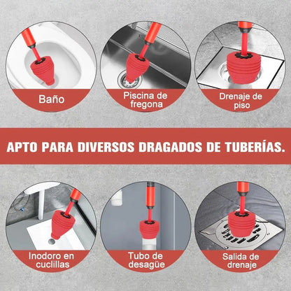 Destapador de tuberías a presión