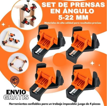 Clip fijacion angular - SET X4 UNIDADES