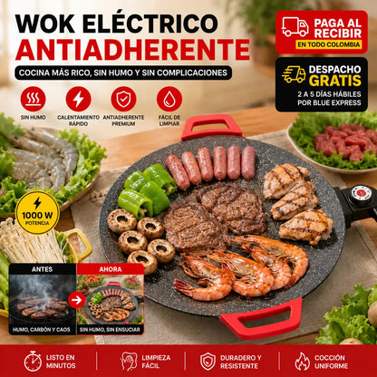 PLANCHA ELÉCTRICA MULTIFUNCIONAL PREMIUM