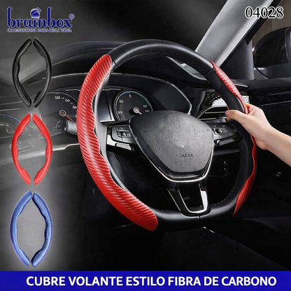 FUNDA VOLANTE SPORT FIBRA CARBONO