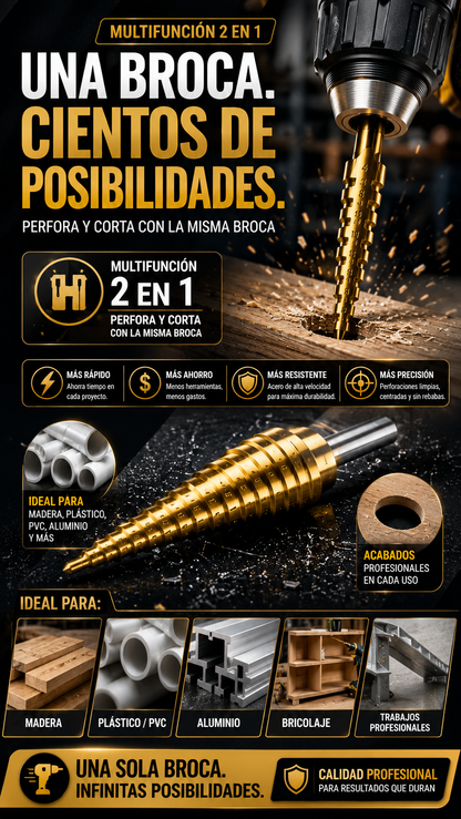 Brocas para Corte Lateral por 6 piezas