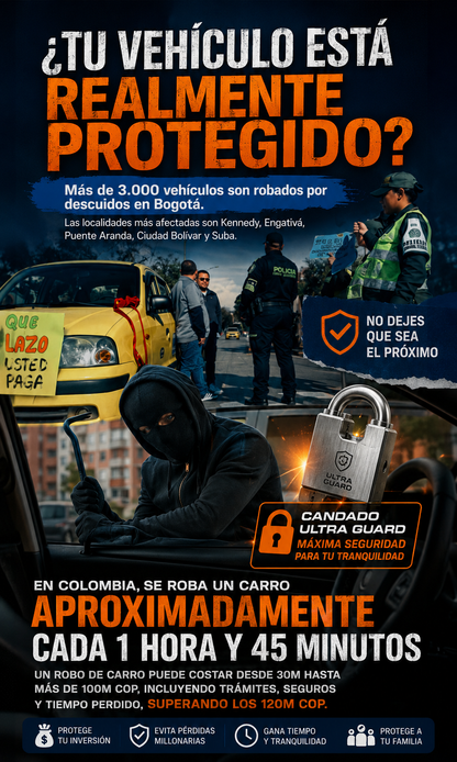CANDADO ANTIROBO PARA CARRO
