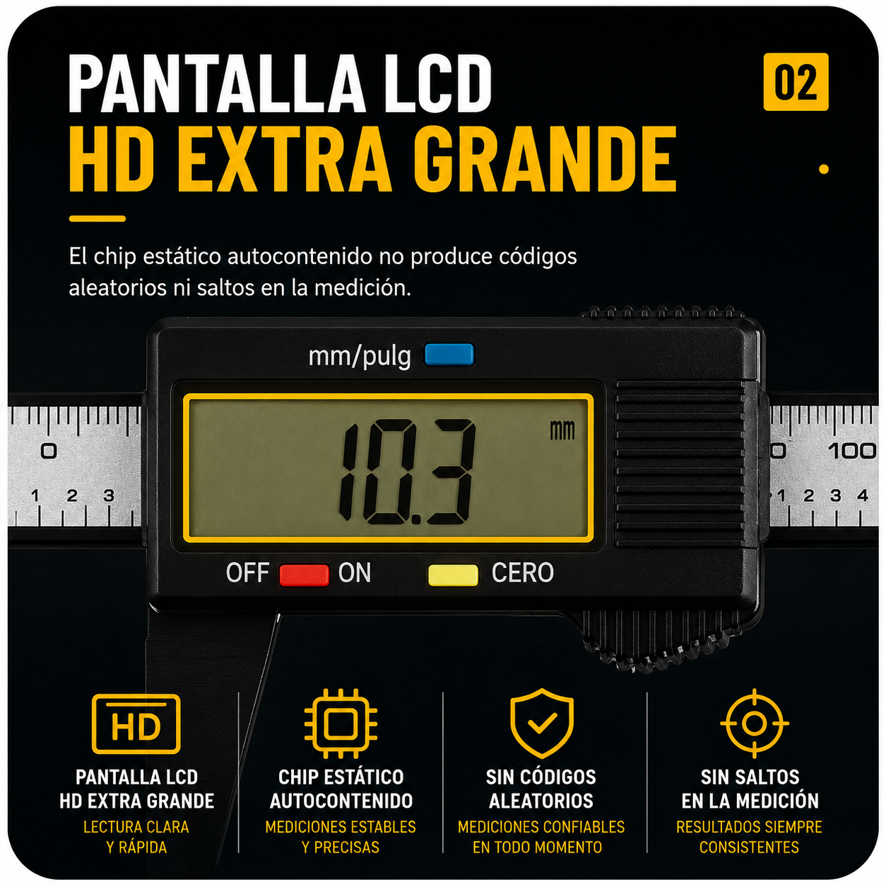 Calibrador Digital Lcd 150mm 6 Pulgadas