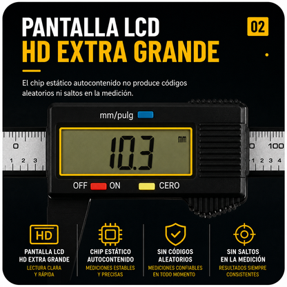Calibrador Digital Lcd 150mm 6 Pulgadas