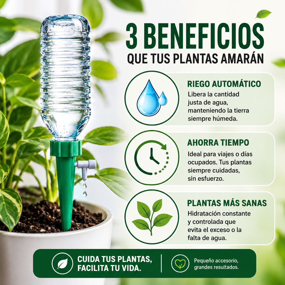 Kit x5 Dispensadores de Riego para Plantas