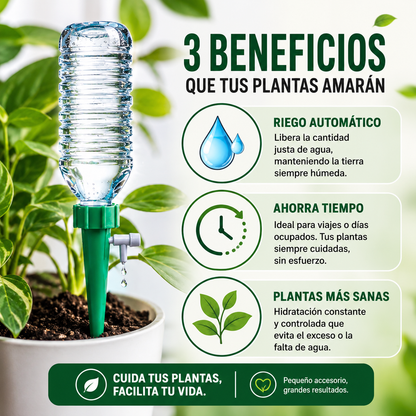 Kit x5 Dispensadores de Riego para Plantas