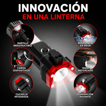 Linterna Táctica Multiuso  Lleva 2X1