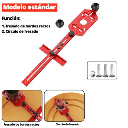 Soporte de ranura de fresado 3 en 1